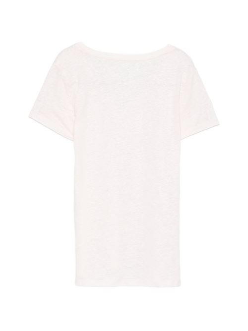 T-shirt donna Majestic Filatures scollo v rosa MAJESTIC FILATURES | E26M011FTS1641101